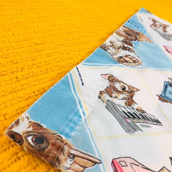 Vintage 1984 Gremlins Movie GIZMO Pink Corvette Pillowcase: Retro Home Textile - Picture 7 of 14